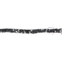 9648-92 GALON FANTASIA MENELIK 10 MM. POLIESTER RECICLADO 97%-POLIESTER 3% NEGRO Venta en piezas de 12.50 M