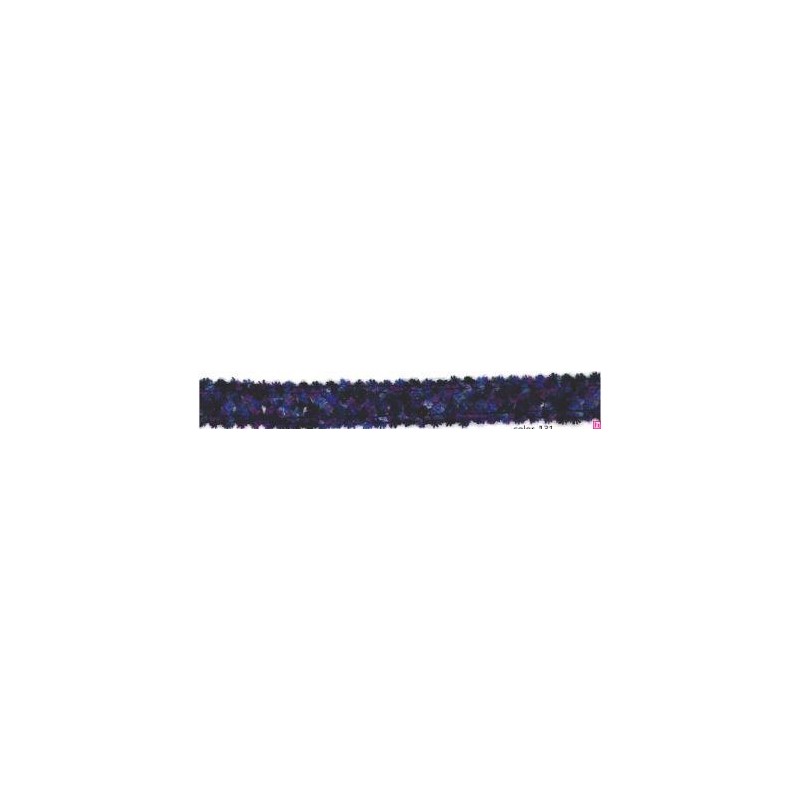 9649-131 GALON FANTASIA MENELIK 20 MM. POLIESTER RECICLADO 97%-POLIESTER 3% AZUL Venta en piezas de 12.50 M