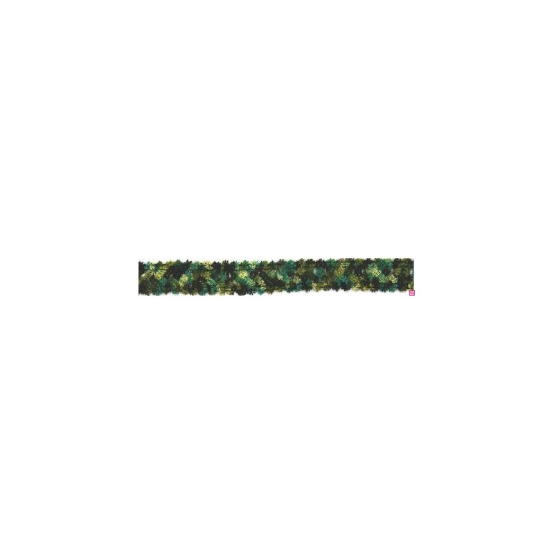 9649-174 GALON FANTASIA MENELIK 20 MM. POLIESTER RECICLADO 97%-POLIESTER 3% VERDE Venta en piezas de 12.50 M