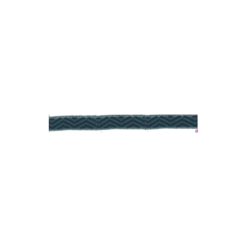 9656-15-2531 CINTA JACQUARD LIMBER 15 MM. ACRILICO 95%-ALGODON 3%-PA 2% AGUAMARINA Venta en piezas de 12.50 M