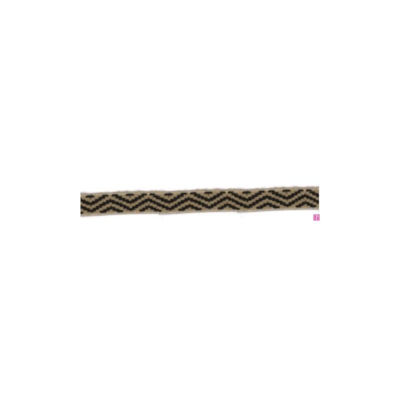 9656-15-9092 CINTA JACQUARD LIMBER 15 MM. ACRILICO 95%-ALGODON 3%-PA 2% MARINO Venta en piezas de 12.50 M