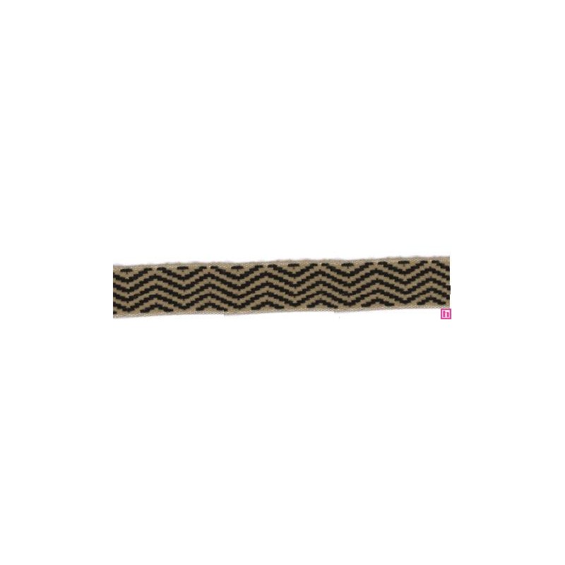 9656-30-9092 CINTA JACQUARD LIMBER 30 MM. ACRILICO 95%-ALGODON 3%-PA 2% MARINO Venta en piezas de 12.50 M