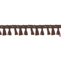 9670-222 FLECO FANTASIA JOHARI 40 MM. VISCOSA 90%-ACRILICO 10% CHOCOLATE Venta en piezas de 12.50 M