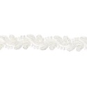 9687-089 GALON FANTASIA ABIK 30 MM. POLIAMIDA 90%-POL.5%-ALG.5% BLANCO Venta en piezas de 9.00 M