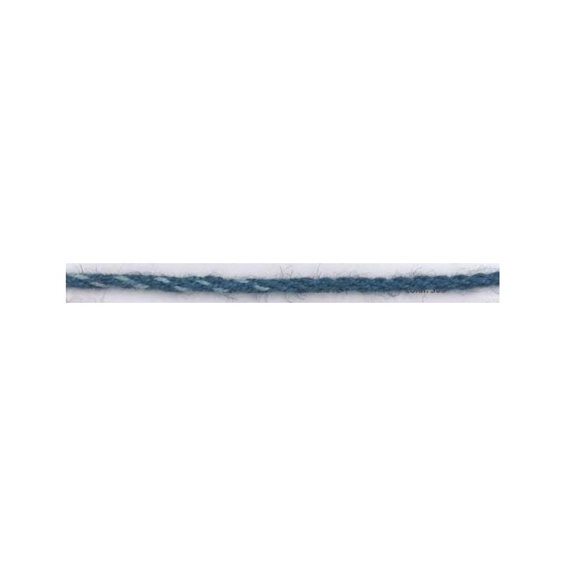 9700-5-305 CORDON FANTASIA VILMARK 5 MM. YUTE 90%-ALGODON 10% AZUL Venta en piezas de 25.00 M