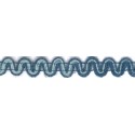 9701-20-305 GALON FANTASIA VILMARK 20 MM. YUTE 95%-ACRILICO 5% AZUL Venta en piezas de 12.50 M