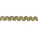 9701-20-347 GALON FANTASIA VILMARK 20 MM. YUTE 95%-ACRILICO 5% VERDE Venta en piezas de 12.50 M