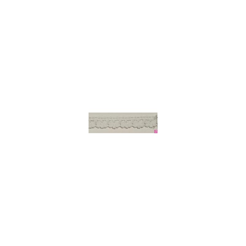 9706-0 PUNTILLA BOLILLO DIEGO 12 MM. ALGODON 100% BLANCO Venta en piezas de 25.00 M