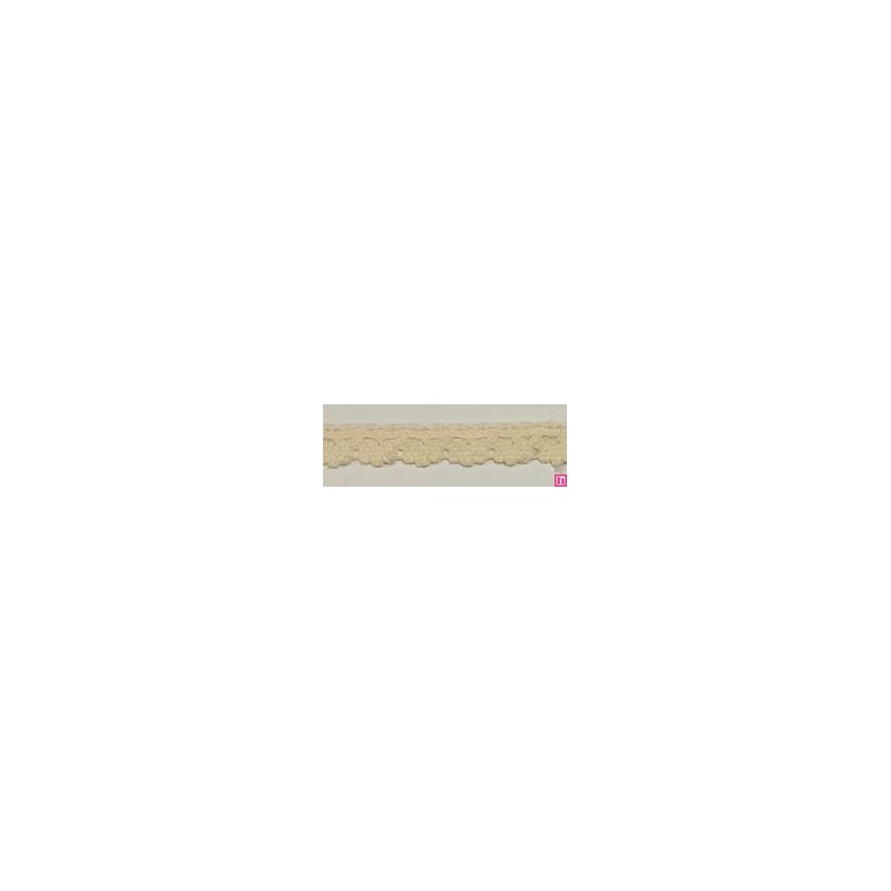9706-102 PUNTILLA BOLILLO DIEGO 12 MM. ALGODON 100% MARFIL Venta en piezas de 25.00 M