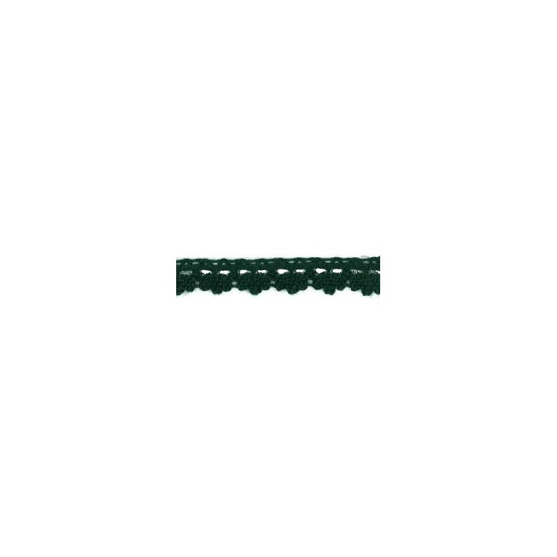 9706-28 PUNTILLA BOLILLO DIEGO 12 MM. ALGODON 100% MUSGO Venta en piezas de 25.00 M