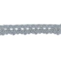 9706-29 PUNTILLA BOLILLO DIEGO 12 MM. ALGODON 100% GRIS Venta en piezas de 25.00 M