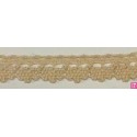 9706-3 PUNTILLA BOLILLO DIEGO 12 MM. ALGODON 100% BEIG Venta en piezas de 25.00 M
