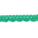 9706-31 PUNTILLA BOLILLO DIEGO 12 MM. ALGODON 100% VERDE Venta en piezas de 25.00 M