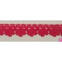 9706-7 PUNTILLA BOLILLO DIEGO 12 MM. ALGODON 100% FUCSIA Venta en piezas de 25.00 M