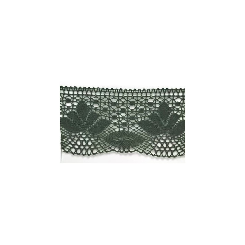 9708-02 PUNTILLA BOLILLO CHARO 75 MM. ALGODON 100% BOTELLA Venta en piezas de 25.00 M