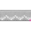 9815-0 PUNTILLA BOLILLO ABIGAL 50 MM. ALGODON 100% BLANCO Venta en piezas de 25.00 M