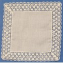 983692-003 PAÑUELO ENCAJE ALGODON 100% BEIG Venta en piezas de 1.00 U
