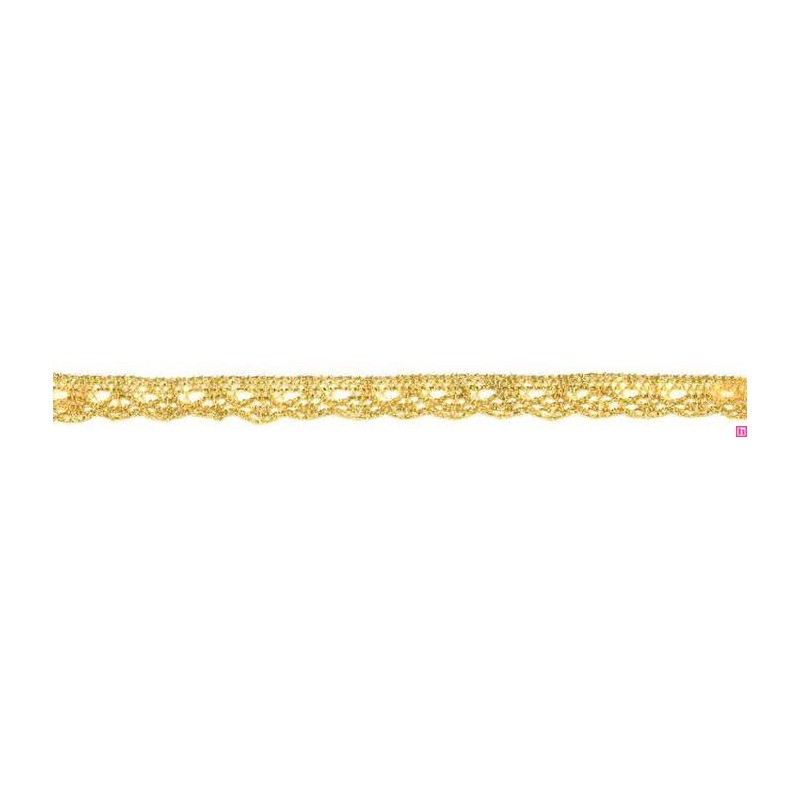 9905-95 REMATE BOLILLO 10 MM WAILANI METALOPLASTICO 100% ORO Venta en piezas de 25.00 M