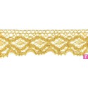 9908-95 PUNTILLA BOLILLO 40 MM WAILANI METALOPLASTICO 100% ORO Venta en piezas de 25.00 M
