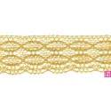 9916-95 PUNTILLA BOLILLO 50 MM ZAHARI METALOPLASTICO 100% ORO Venta en piezas de 25.00 M