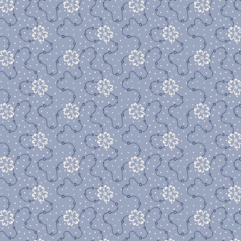 P121-ISAB6413B PATCH. AMERICANO ISABELLA (06) 110 CM. ALGODON 100% AZUL Venta en piezas de 7.00 M