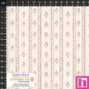 P137-4504-342 PATCH.AMERICANO POINTELLA KNIT (06) 110 CM. ALGODON 100% BEIG Venta en piezas de 6.00 M