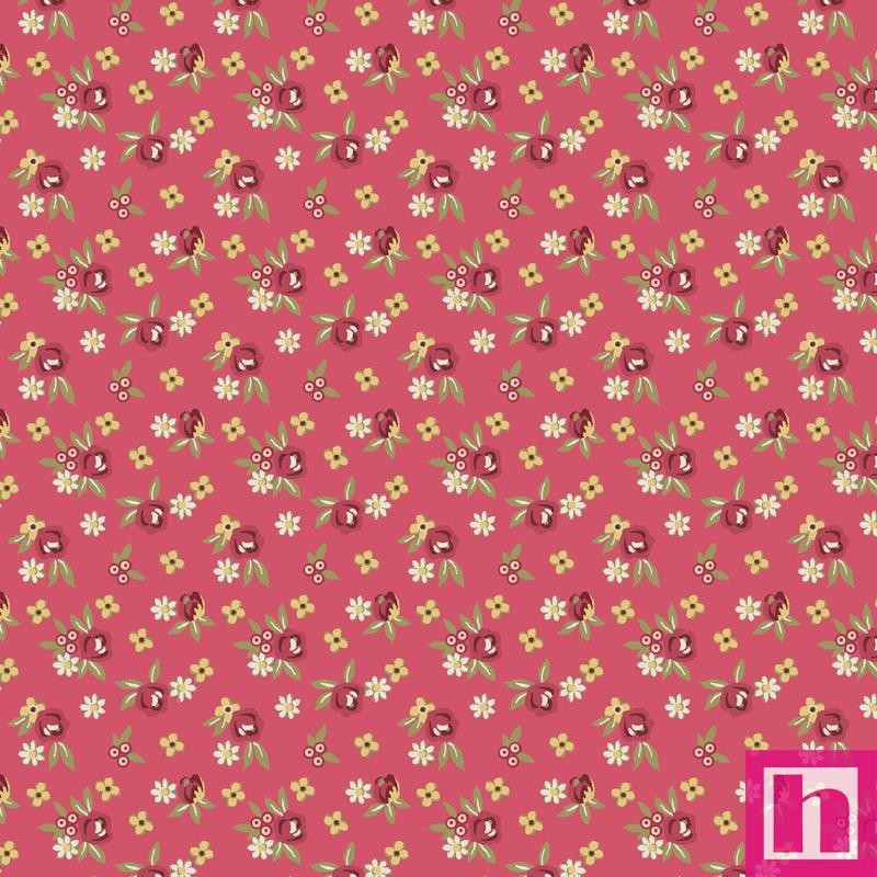 P17-MAS11043-R PATCH. AMERICANO FRENCH MARKET (22) 110 CM. ALGODON 100% ROJO Venta en piezas de 7.00 M