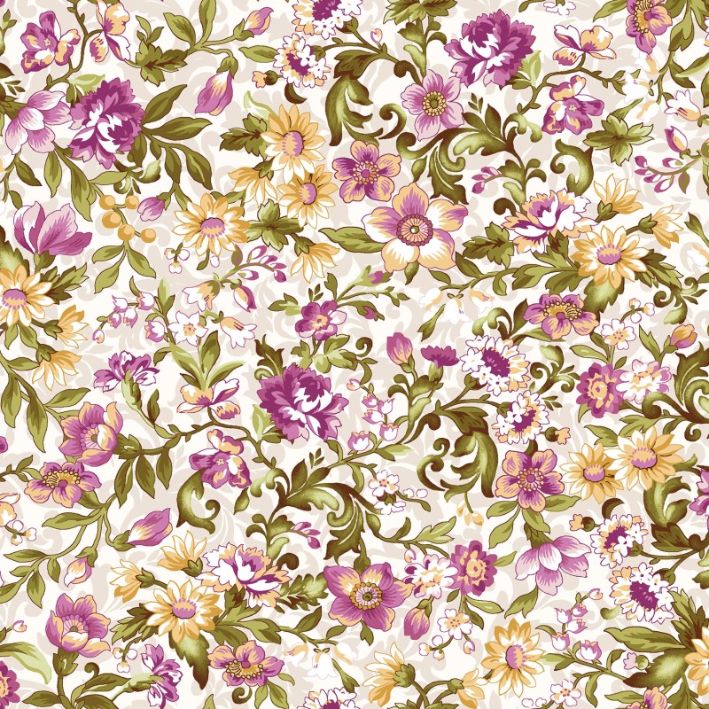 P17-MAS11053-E PATCH. AMERICANO VERANDA (12) 110 CM. ALGODON 100% CREMA Venta en piezas de 7.00 M