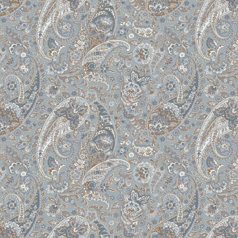 P17-MAS11132-B PATCH. AMERICANO MEADOW BLUSH (04) 110 CM. ALGODON 100% AZUL Venta en piezas de 7.00 M