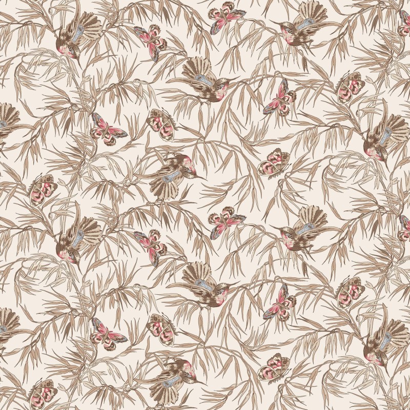 P17-MAS11134-W PATCH. AMERICANO MEADOW BLUSH (12) 110 CM. ALGODON 100% CREMA Venta en piezas de 7.00 M