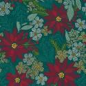 P17-MAS11170-G PATCH. AMERICANO HOLIDAY STITCHES (02) 110 CM. ALGODON 100% VERDE Venta en piezas de 7.00 M