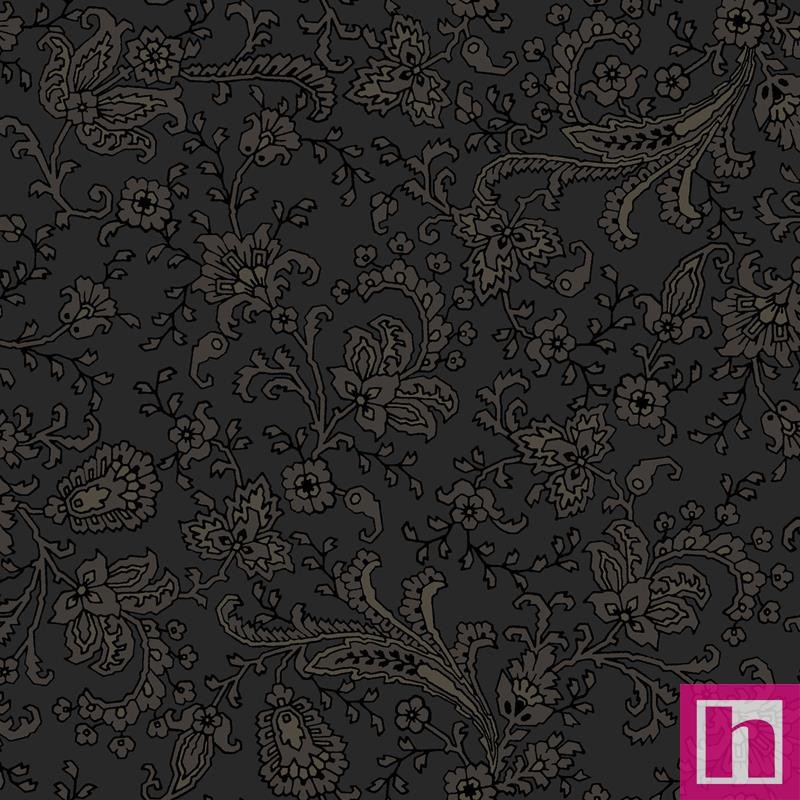 P17-MAS11200-J PATCH. AMERICANO NOTTINGHAM (11) 110 CM. ALGODON 100% NEGRO Venta en piezas de 6.90 M