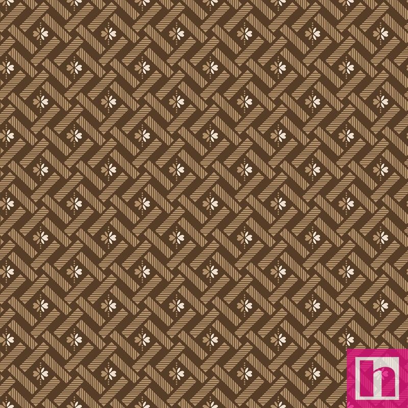 P17-MAS11316-A PATCH. AMERICANO MADDER ROSE (18) 110 CM. ALGODON 100% MARRON Venta en piezas de 6.90 M