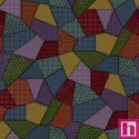 P17-MASF11310-Z PATCH. AMERICANO PATCHWORK WOOLIES (01) 110 CM. ALGODON 100% MULTI Venta en piezas de 6.90 M