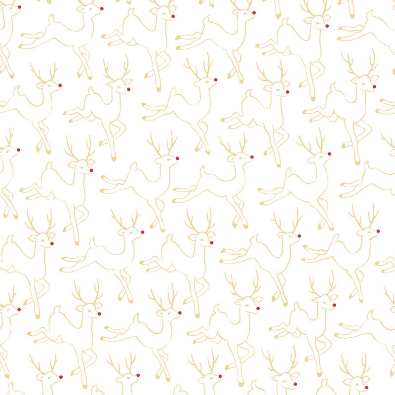 P17-MASM11112-W PATCH. AMERICANO MERRY MIX (08) 110 CM. ALGODON 100% CREMA/DORADO METALLIC Venta en piezas de 7.00 M