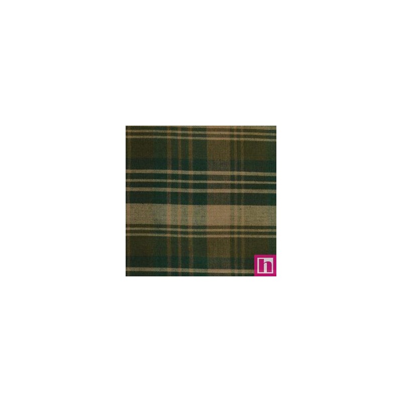66099 PATCH. AMERICANO TRAMADO WILLSON (56) 110 CM. ALGODON 100% VERDE/CAMEL Venta en piezas de 7.00 M