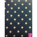 66381 PATCH. AMERICANO TRAMADO WILLSON (79) 110 CM. ALGODON 100% MARINO/DORADO Venta en piezas de 7.00 M