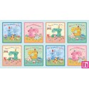 66944 PATCH. AMERICANO SEW PRETTY (19) PANEL 60X110 CM. ALGODON 100% MULTICOLOR Venta en piezas de 7.00 M
