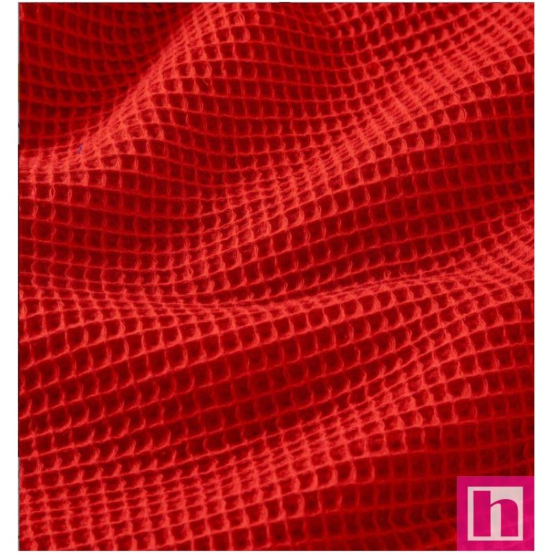 67215 NIDO DE ABEJA CARLO (06) 150 CM. 230 GR/M2. ALGODON 100% ROJO Venta en piezas de 7.00 M