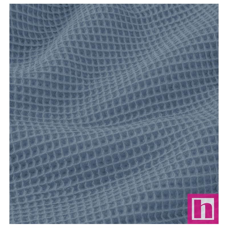 67231 NIDO DE ABEJA CARLO (22) 150 CM. 230 GR/M2. ALGODON 100% AZUL Venta en piezas de 7.00 M