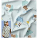 67645 TEJIDO ANORAK-IMPERMEABLE BABIES-LLUVIA (02) 140 CM. 220 GR/M2. POLIURETANO 100% CIELO Venta en piezas de 10.00 M