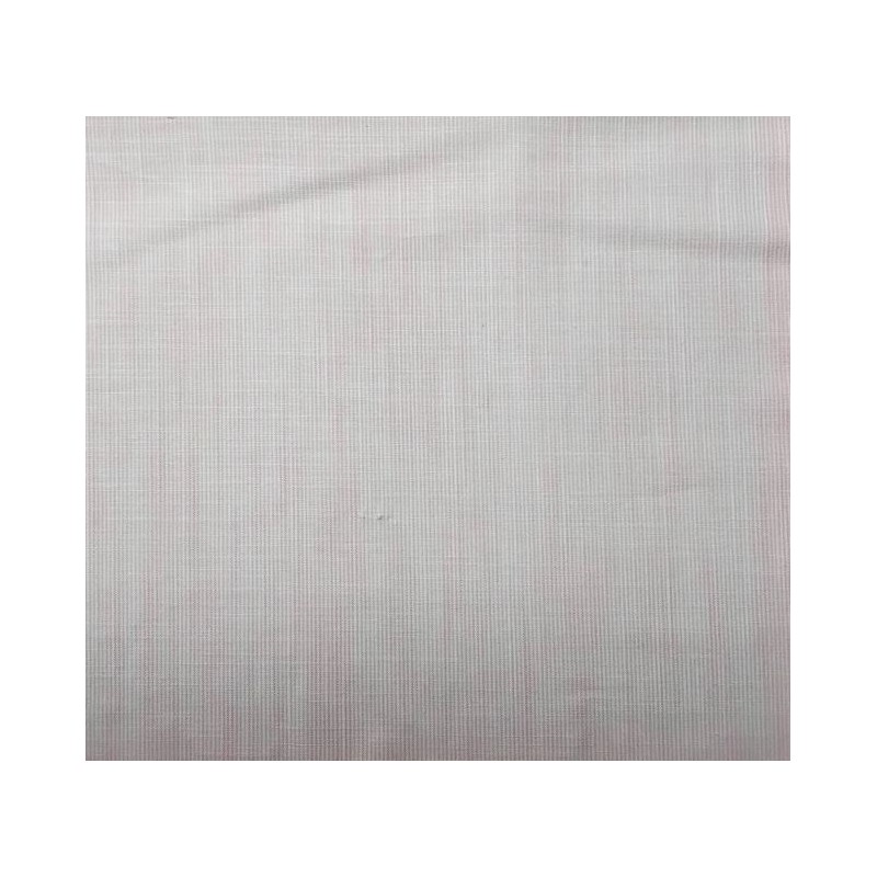 67806 TEJIDO TRAMADO TREVISO (04) 1.50 M. 110 GR/M2. ALGODON 100% BLANCO/ROSA Venta en piezas de 6.00 M