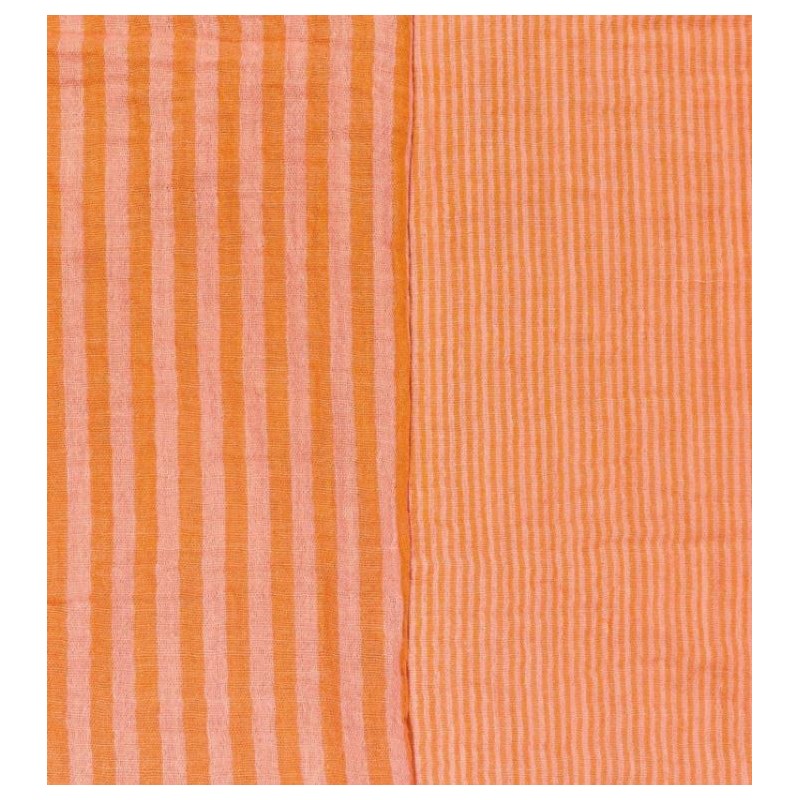 67972 DOBLE GASA TRAMADA HOLLIE (06) 125 CM. 125 GR/M2. ALGODON 100% MANDARINA Venta en piezas de 10.00 M