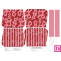 68148 TOTE BAGS AMOR - REVERSIBLE Y REPELENTE AL AGUA (39) 45X50 CMS. POLIESTER 100% FUCSIA Venta en piezas de 1.00 U