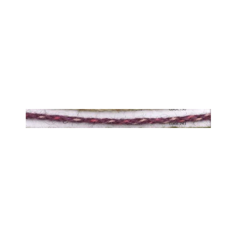 9700-5-743 CORDON FANTASIA VILMARK 5 MM. YUTE 90%-ALGODON 10% ROSA Venta en piezas de 25.00 M