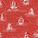 P17-MAS11102-R PATCH. AMERICANO REGATTA DAYS (11) 110 CM. ALGODON 100% ROJO Venta en piezas de 7.00 M
