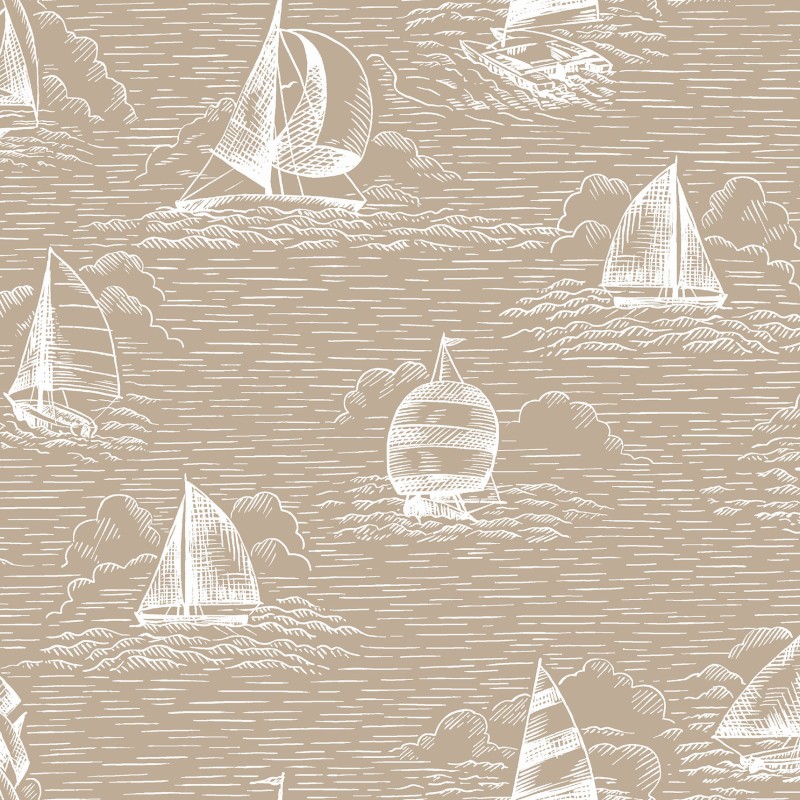 P17-MAS11102-T PATCH. AMERICANO REGATTA DAYS (12) 110 CM. ALGODON 100% BEIG Venta en piezas de 7.00 M