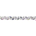 133900-0001 GALON FANTASIA SARABI 10 MM. ABS+RESINA+CRISTAL NEUTRO Venta en piezas de 9.10 M