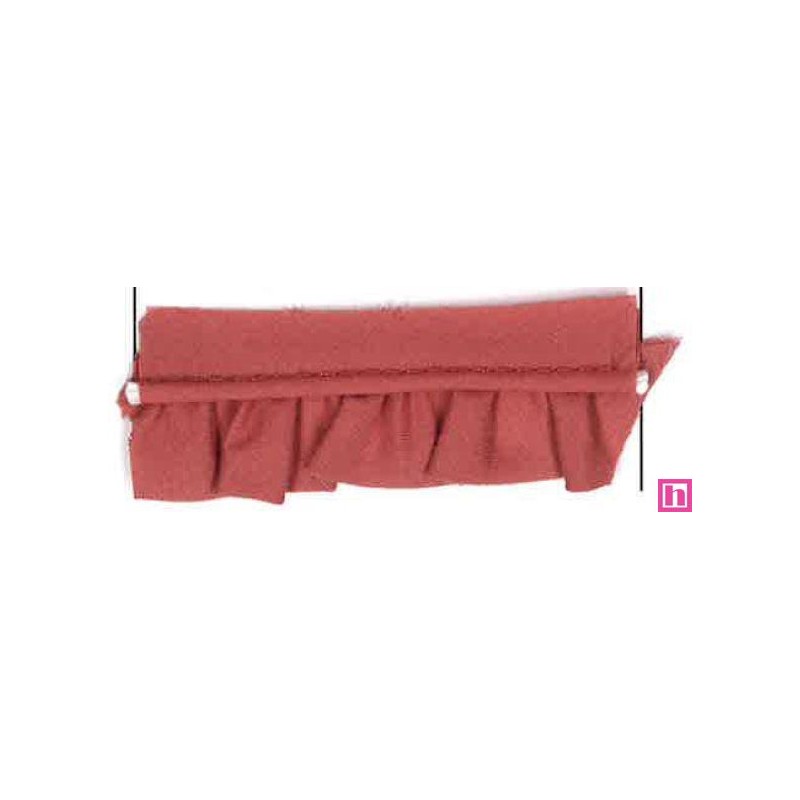 43151 VIVO FRUNCIDO CAMELIA POLIESTER 50%-ALGODON 50% MAQUILLAJE Venta en piezas de 25.00 M