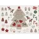 68040 DECORACIONES ARBOL HALP PANAMA ESTAMPADO (02) PANEL 150x110 M.-200 GR/M2- ALGODON 100% CRUDO Venta en piezas de 6.00 M